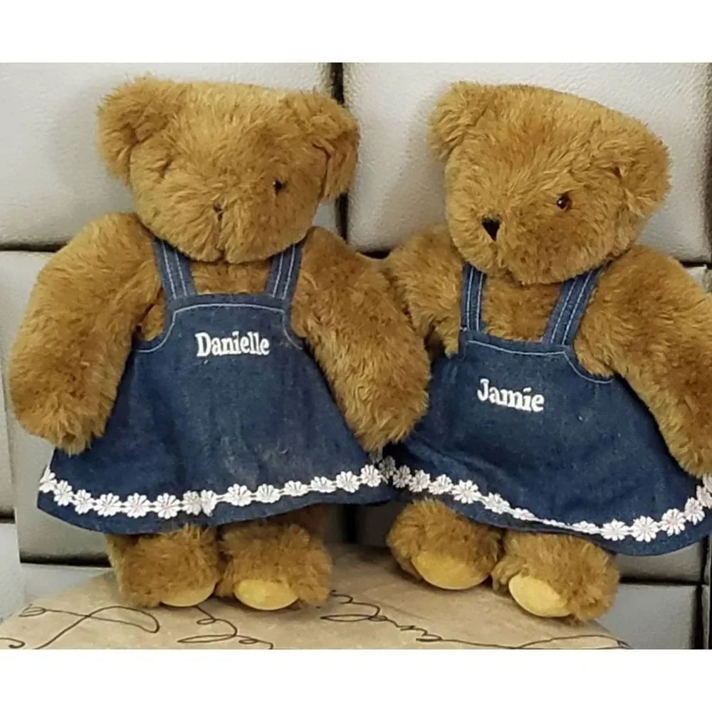 Lot of 2 Vermont Teddy Bears
